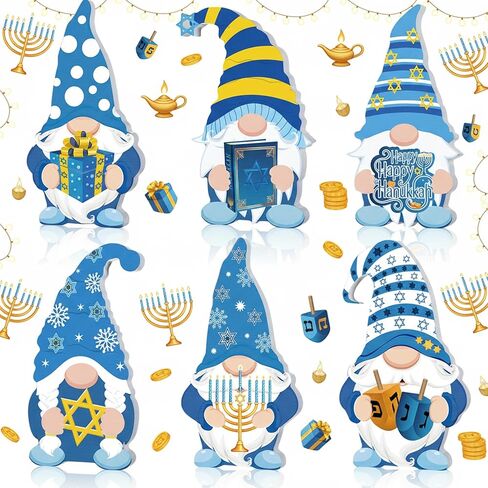 6 Pcs Christmas Tree Wooden Table Decor Buffalo Plaid Cheetah Leopard Print Wooden Table Signs Freestanding Reversible Rustic Wood Centerpiece Tabletop for Xmas Winter Holiday Farmhouse Home Decor in Kuwait