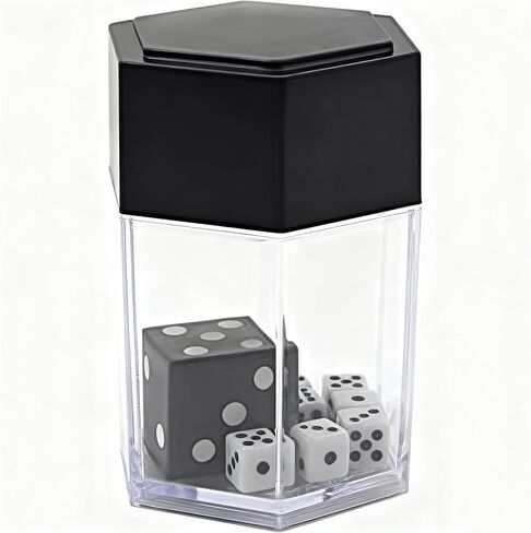 MOMOMAGE Dice Bomb Magic Tricks Explode Explosion Dice Magic Props for Magicians Close up Street Illusions Gimmicks Mentalism Novelty Funny Toy (Black) in Kuwait