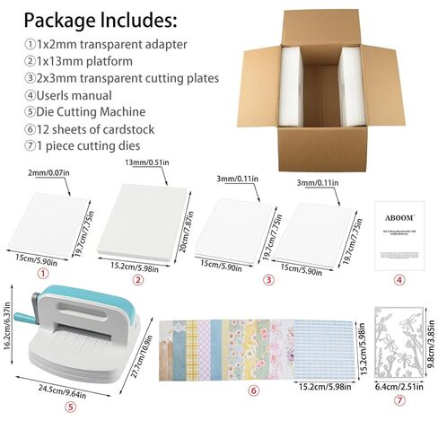 6 inch Die Cutting Machine, Embossing Machine for Card Making, Scrapbooking, DIY Crafts in Saudi Arabia
