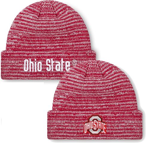 FOCO NCAA Adult Official Marled Cold Weather Cuffed Knit Beanie in Clear Holiday Ball Ornament in Saudi Arabia