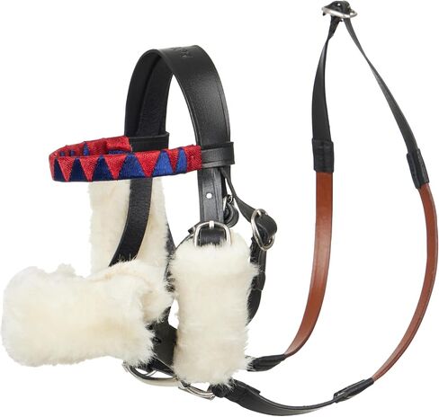LeMieux Toy Pony Racing Bridle Set - Functioning Leather Bridle - Black - Ages 8+ in Saudi Arabia