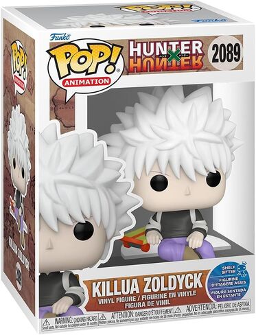 فانكو بوب! الرسوم المتحركة: Hunter X Hunter - Killua Zoldyck (جالس) - مجسم من الفينيل قابل للتجميع - فكرة هدية - بضائع رسمية - ألعاب للأطفال والكبار - محبي الرسوم المتحركة - مجسم نموذجي لهواة الجمع in Kuwait