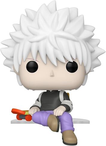فانكو بوب! الرسوم المتحركة: Hunter X Hunter - Killua Zoldyck (جالس) - مجسم من الفينيل قابل للتجميع - فكرة هدية - بضائع رسمية - ألعاب للأطفال والكبار - محبي الرسوم المتحركة - مجسم نموذجي لهواة الجمع in Kuwait