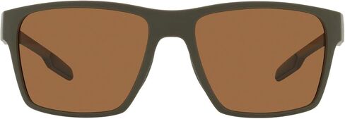 Native Men's XD9041 Breck Square Sunglasses, Matte Smoke Crystal/Blue Mirrored Polarized, 56 mm in Saudi Arabia