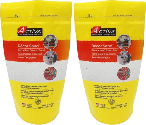 اكتيفا ديكور، 5 باوند، رملي ابيض، 80 اونصة سائلة in Kuwait