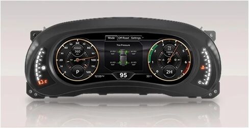 لوحة قيادة Lcd أوتوماتيكية 12.3 بوصة 1920*720 متوافقة مع جيب رانجلر روبيكون 2011-2018 لوحة الأدوات الافتراضية قمرة القيادة in Kuwait