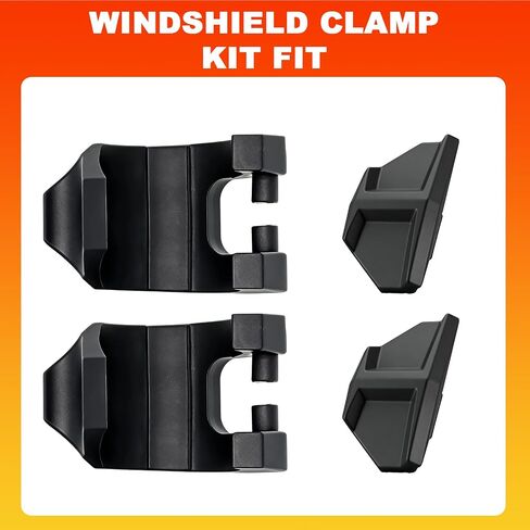 مجموعة مشابك الزجاج الأمامي من Lock & Ride مناسبة لاستبدال Polaris Rzr 2207386، مجموعة مشابك الزجاج الأمامي 2 قطعة in Saudi Arabia