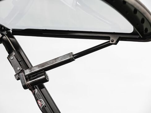 SuperATV MaxDrive Power Flip Windshield for Can-Am Commander, Maverick Trail, Maverick Sport, Can be Opened to Any Position, 1/4" Polycarbonate 250x Stronger than Glass, USA Made in Saudi Arabia