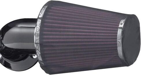 Motorcycle Air Cleaner Filter Waterproof Brreather Rain Sock Black Protective Cover For Harley Air Cleaner Kits XL 1200 Touring Softail Dyna (For RSD Style) in Saudi Arabia
