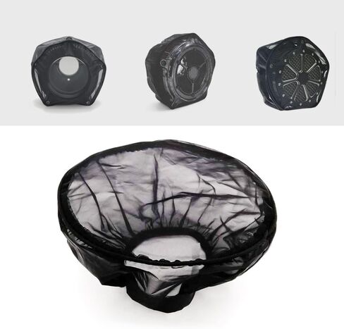 Motorcycle Air Cleaner Filter Waterproof Brreather Rain Sock Black Protective Cover For Harley Air Cleaner Kits XL 1200 Touring Softail Dyna (For RSD Style) in Saudi Arabia