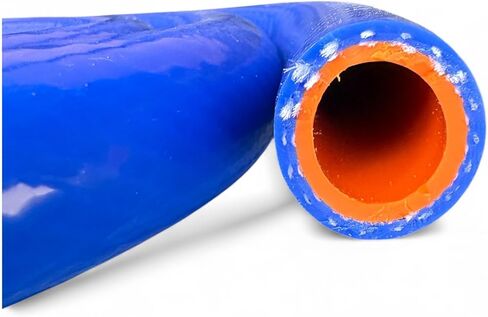 5/8" Silicone Heater Hose 5ft Roll – High-Temperature, Flexible, Durable, Multi-Purpose Automotive & Industrial Hose – Blue/Orange in Kuwait