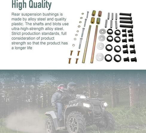 مجموعة بقع مهاوي جلبة الذراع الخلفية LH و RH مناسبة لـ Polaris ATV Sportsman 400 450 500 600 700 800 2003-2010 استبدال 5434551 5434550 7552614 7555740 7517873 5631142 5020826 5133806 5434548 7512492 in Kuwait