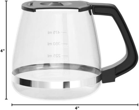 كوب قهوة Cupa Joe - كوب زجاجي بوروسيليكات بسعة 20 أونصة مع غطاء مقاوم للانسكاب - هدية مبتكرة مرحة لمحبي القهوة والآباء والمكاتب والسفر والمزيد in Saudi Arabia