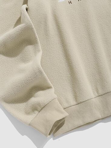 ZAFUL الرجال خمر اثنين من الألوان Colorblock الربع البريدي البلوز - ألاسكا نيويورك رسالة الرسم الصوف بولو البلوز in Saudi Arabia