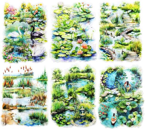180Pcs Forest Witch Scrapbook Stickers, PET Magic Ephemera for Journaling, Craft Supplies and Junk Journal in Kuwait