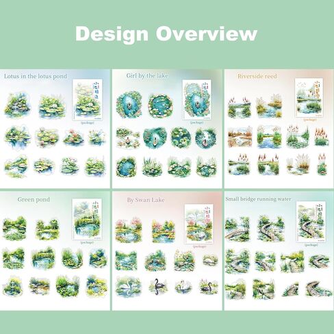 180Pcs Forest Witch Scrapbook Stickers, PET Magic Ephemera for Journaling, Craft Supplies and Junk Journal in Kuwait