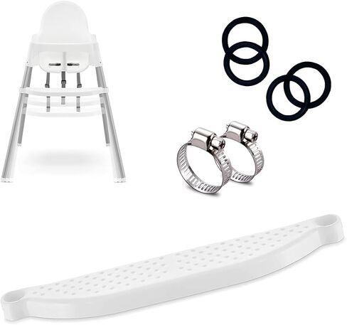 High Chair Foot Rest,Adjustable & Non-Slip Foot Rest for IKEA High Chair Accessories,Compatible with Antilop,Easy Installation,Made with Durable Polypropylene in Saudi Arabia