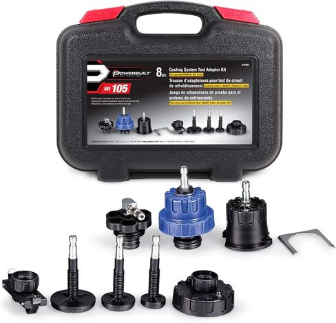 Powerbuilt Cooling System Pressure Tester Adapter Kit for European Vehicles – 12-Piece Set for Audi, BMW, VW, Mercedes & More – Works with Model 647642 Pressure Testing Pump - 647644 in Saudi Arabia