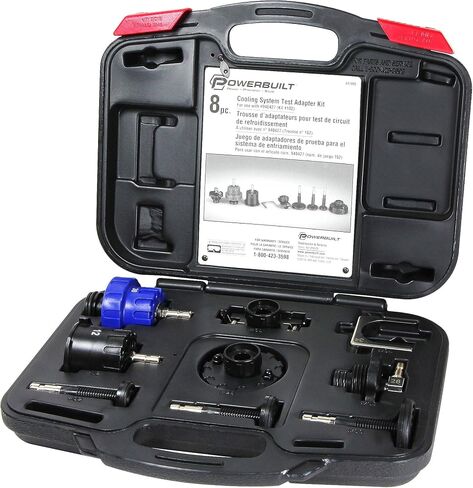 Powerbuilt Cooling System Pressure Tester Adapter Kit for European Vehicles – 12-Piece Set for Audi, BMW, VW, Mercedes & More – Works with Model 647642 Pressure Testing Pump - 647644 in Saudi Arabia
