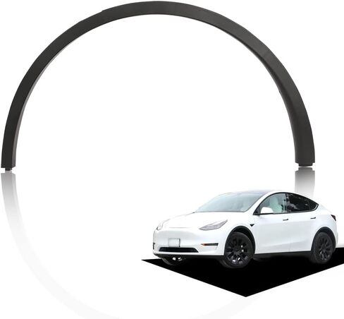 G-PLUS Rear Left Driver Side Fender Flare Compatible with Tesla Model Y MY 2020-2024 Fender Flare Wheel Arch Molding Left 149416300B 149418700B in Saudi Arabia