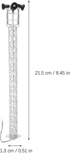 Tofficu Mini Railroad Signal Light Model 8.46 Inch Ho Scale Train Signal Light for Sand Table Layout and Model Railroad Accessories in Saudi Arabia