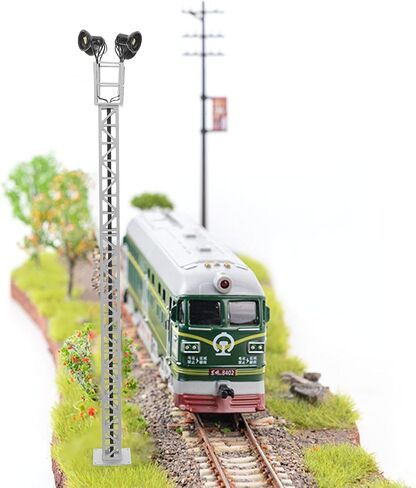Tofficu Mini Railroad Signal Light Model 8.46 Inch Ho Scale Train Signal Light for Sand Table Layout and Model Railroad Accessories in Saudi Arabia