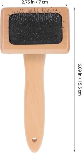 NUOBESTY 2pcs Wool Felting Spinning Crafts Tools Wooden Handle Slicker Brush for Needle Felting Supplies Pet Grooming Cat Shedding in Saudi Arabia