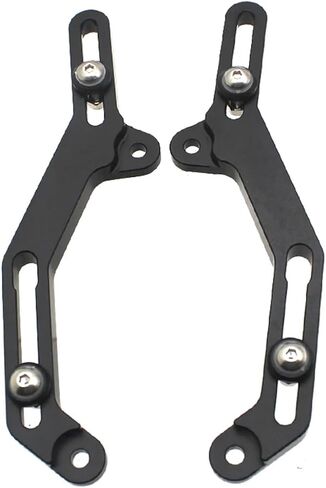 لـ XL750 XL 750 Transalp 750 2023 2024 أدوات ضبط الزجاج الأمامي للدراجات النارية ملحقات الرياح القابلة للتعديل لتدفق الهواء (أسود) in Kuwait