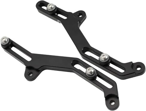 لـ XL750 XL 750 Transalp 750 2023 2024 أدوات ضبط الزجاج الأمامي للدراجات النارية ملحقات الرياح القابلة للتعديل لتدفق الهواء (أسود) in Kuwait