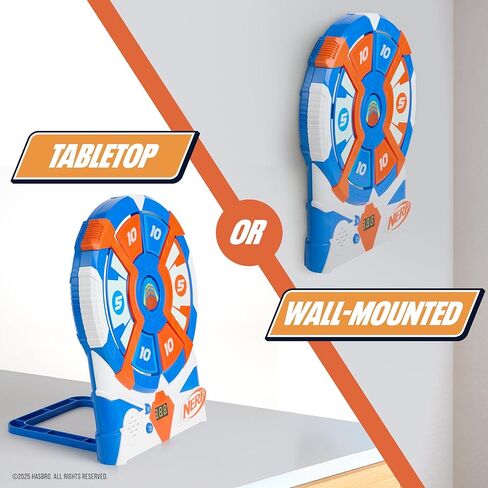 NERF 360 Battlezone Audio Target Game – Immersive 360° Foam Dart Blaster Challenge with LED Targets & Sound FX – 4 Game Modes in Saudi Arabia