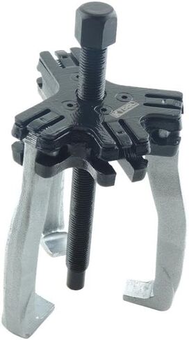 K Tool International 70307 2 Ton Gear Puller for Garages, Repair Shops and DIY, Heat-Treated, Forged, Chrome Molybdenum, 4,000 lbs., 2" to 3-1/8" Spread Range, Ratcheting Jaw, Reversible Jaws in Saudi Arabia