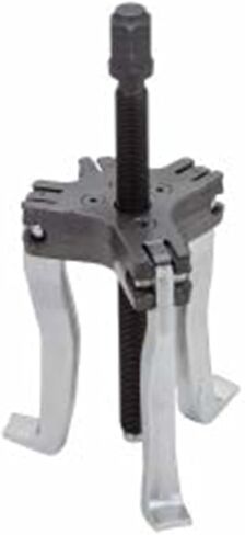 K Tool International 70307 2 Ton Gear Puller for Garages, Repair Shops and DIY, Heat-Treated, Forged, Chrome Molybdenum, 4,000 lbs., 2" to 3-1/8" Spread Range, Ratcheting Jaw, Reversible Jaws in Saudi Arabia