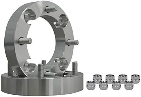 SuperATV Heavy Duty 1'' Aluminum Wheel Spacers for Polaris Ranger XP 570 / Crew (2015-2016) - 4/156 mm bolt pattern (1 Pair) in Saudi Arabia