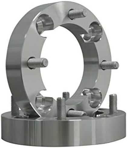 SuperATV Heavy Duty 1'' Aluminum Wheel Spacers for Polaris Ranger XP 570 / Crew (2015-2016) - 4/156 mm bolt pattern (1 Pair) in Saudi Arabia