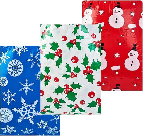 sishunhang 3PCS Large Christmas Gift Bags 44"x33" Jumbo Extra Large Gift Bags,Big Xmas Present Bags,Santa Big Holiday Gift Bags For Christmas Party Supplies in Saudi Arabia