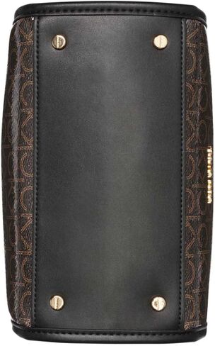 Calvin Klein Sophia Triple Compartment Crossbody, Black/Stone Multi in Saudi Arabia