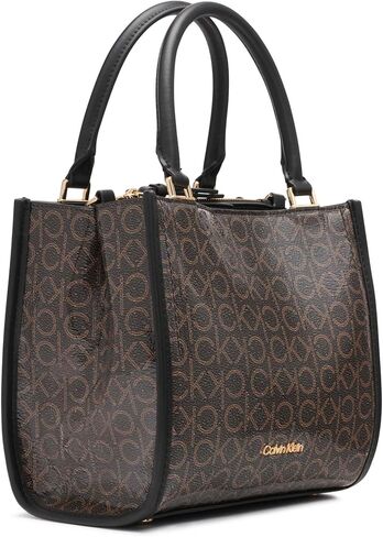 Calvin Klein Sophia Triple Compartment Crossbody, Black/Stone Multi in Saudi Arabia