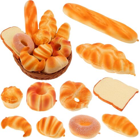 Gresorth 11 inch PU Material Fake Cake Artificial French Long Bread Decoration Model Kitchen Toys Prop - 2pcs in Saudi Arabia