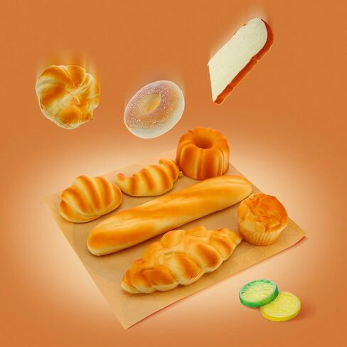 Gresorth 11 inch PU Material Fake Cake Artificial French Long Bread Decoration Model Kitchen Toys Prop - 2pcs in Saudi Arabia