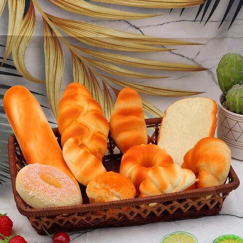 Gresorth 11 inch PU Material Fake Cake Artificial French Long Bread Decoration Model Kitchen Toys Prop - 2pcs in Saudi Arabia