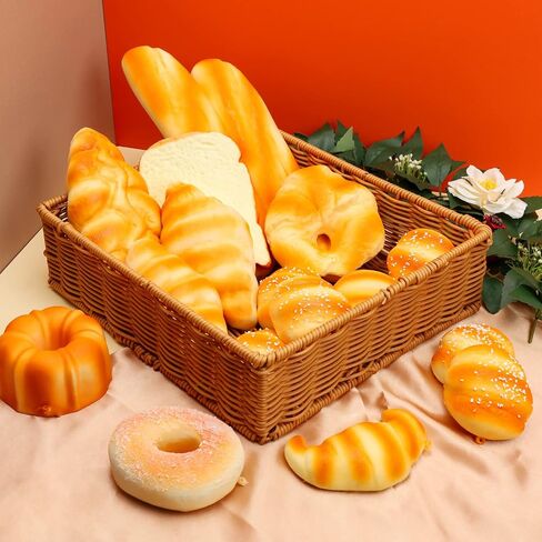 Gresorth 11 inch PU Material Fake Cake Artificial French Long Bread Decoration Model Kitchen Toys Prop - 2pcs in Saudi Arabia