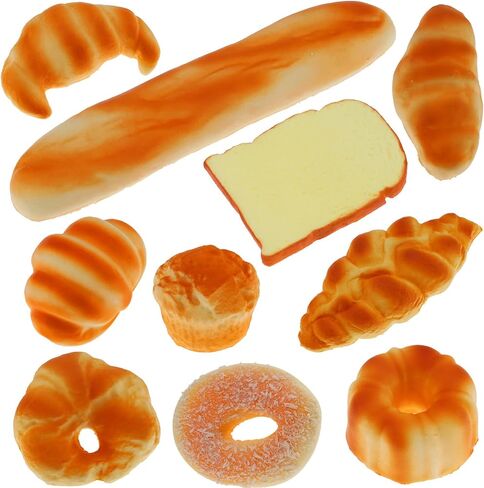Gresorth 11 inch PU Material Fake Cake Artificial French Long Bread Decoration Model Kitchen Toys Prop - 2pcs in Saudi Arabia