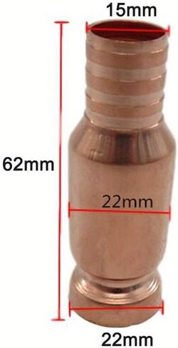 2 Pcs Red Copper Siphon Filler Oil Pump Manual Oil Suction Pipe Fittings Siphon Connector in Saudi Arabia