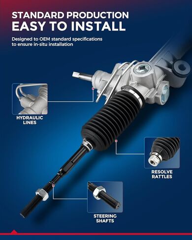 رف التوجيه الهيدروليكي وترس KAX مناسبان بشكل مباشر لـ 2009-2014 Maxima بدون فتحة إلكترونية متغيرة OEM استبدال.26-3083 in Kuwait