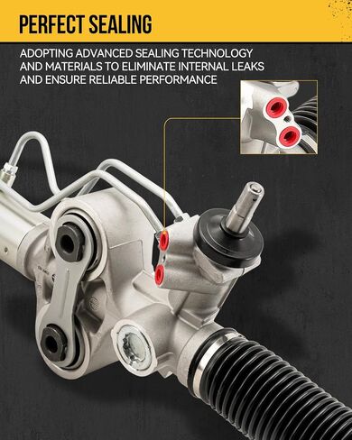 KAC Power Steering Rack and Pinion Replacement for Toyota Tundra 2007-2021 All Models, Sequoia 2008-2022 All Models, Hydraulic Rack and Pinion Assembly Replace 26-2633 in Kuwait