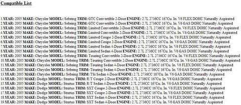 2005 2.7L محرك الكمبيوتر P05094677 "مبرمج على VIN الخاص بك" ECM PCM ECU لكرايسلر سيبرينغ ودودج ستراتوس in Kuwait