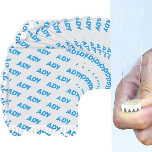 ADY Removable Double Sided Tape Heavy Duty 40 Pack, Clear Picture Hanging Strips Damage Free for Wall, Refill Adhesive Strips for Rent Room, Nano Transparent Adhesive Tape for Decor, Poster in Saudi Arabia