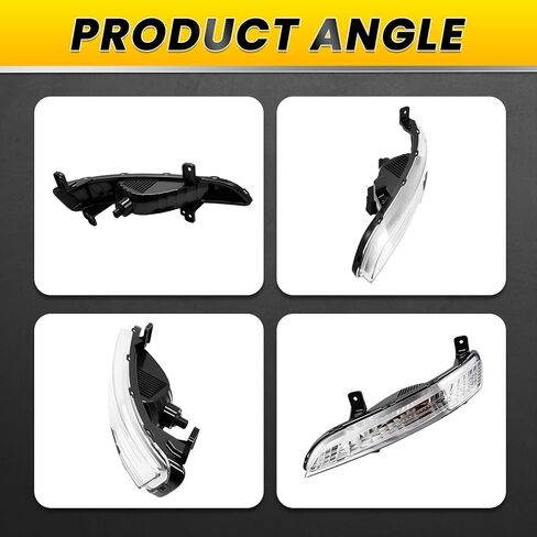 مجموعة ضوء إشارة الانعطاف الأيمن مع لمبة متوافقة مع Traverse LS LT LTZ Premier 2013-2017 مؤشر المصد الأمامي ضوء الجري GM2531135 23305609 in Kuwait