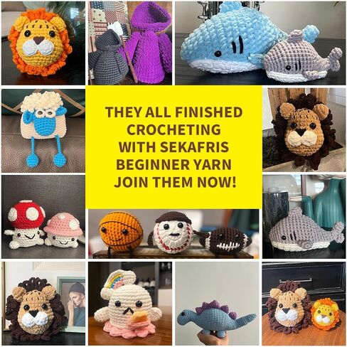 Crochet Yarn with Cotton Yarn for Crocheting - Crochet Knitting Yarn for Beginners with Easy-to-See Stitches - Yarn for Crocheting - Parfait Chunky Yarn -Cotton-Nylon Blend (Black) in Saudi Arabia