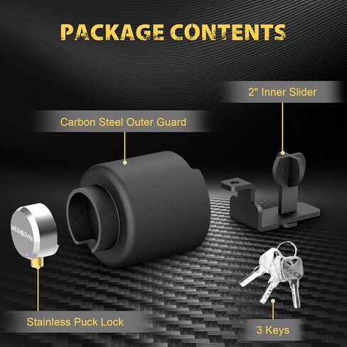 قفل المقطورة، يناسب قارنة توصيل مقاس 2 5/16 بوصة، قفل عفريت مطور من الفولاذ المقاوم للصدأ، أقفال وصلة مقطورة شديدة التحمل، مصممة للمقطورة والمركبات الترفيهية والقارب in Kuwait